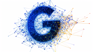 Google Gemini thumbnail: Google logo with AI graphics